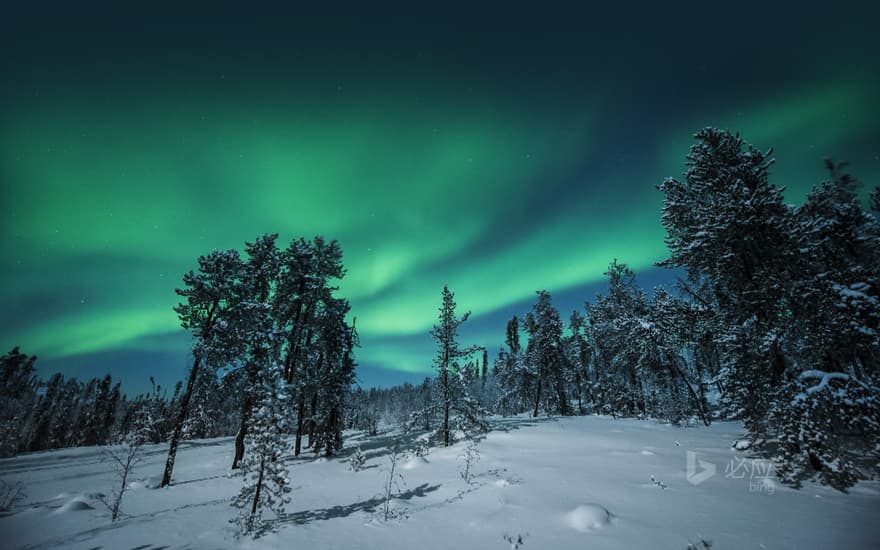 Northern lights over Yellowknife, Northwestern Canada