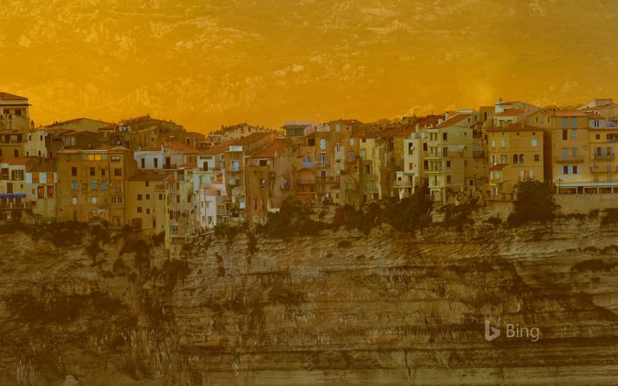 Bonifacio on the island of Corsica, France