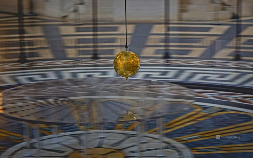 Foucault pendulum at the Panthéon in Paris, France