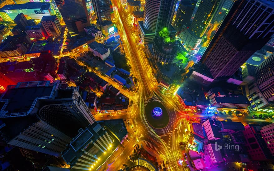 Friendship Square in Dalian, China