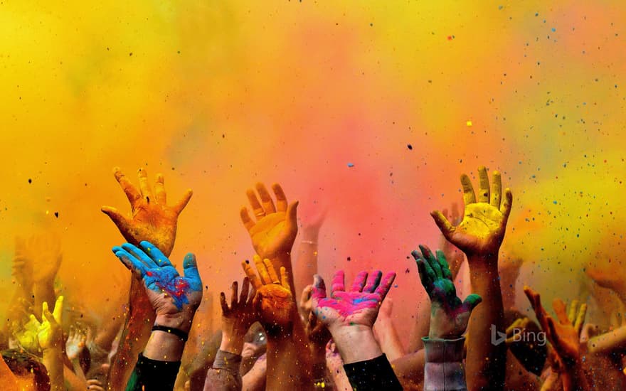 A Holi festival in Washington, DC