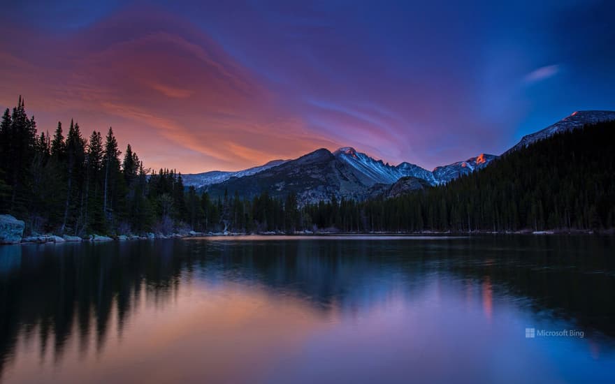 Longs Peak, Rocky Mountain National Park, Colorado, USA