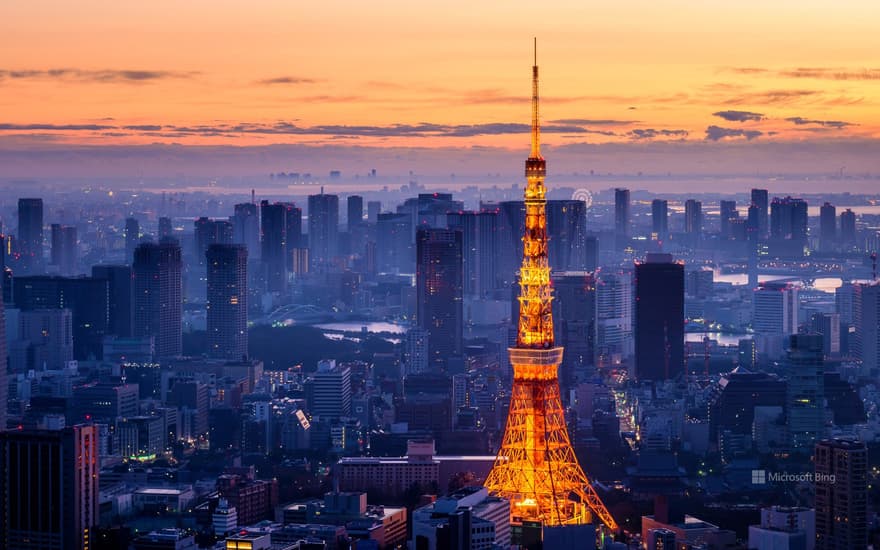 Tokyo Tower, Minato City, Tokyo, Japan