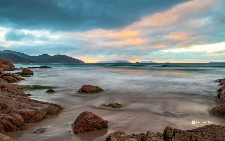 Beach in Santa Catarina, Brazil