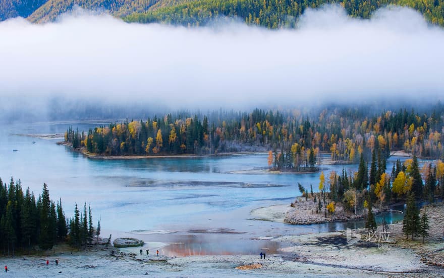 Xinjiang Altai Mountains, Kanas Lake